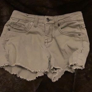 GIRLS 7-8 NYC GREEN SHORTS